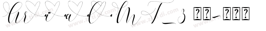 ArialMT_3 常规字体转换
